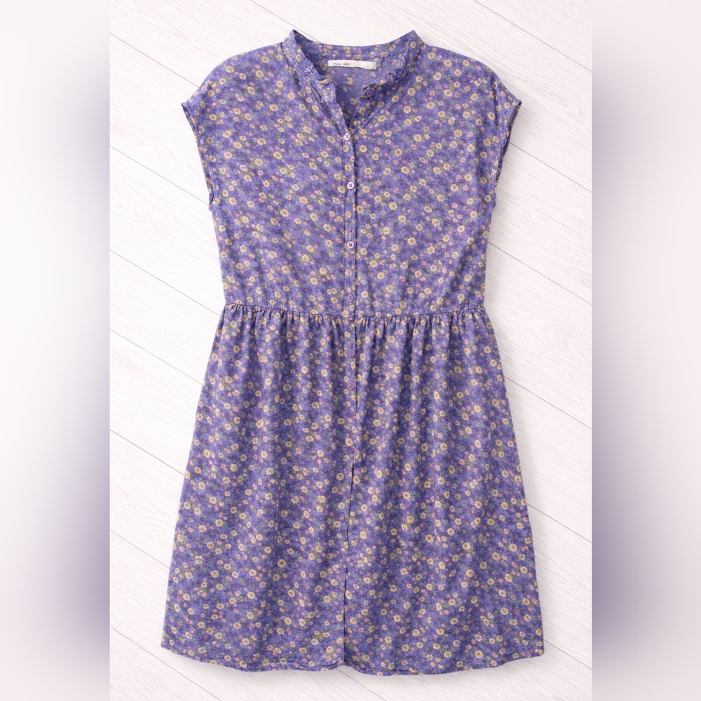 ⭐️ EHKA SOPO Floral Button-Up Mini Dress - size Medium